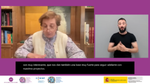 Imagen de Jumana (Fundación Promoción Social) en el Webinario 
