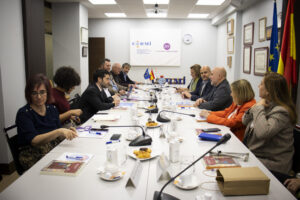 Imagen del Encuentro de FCM y CERMI junto al Ministro 