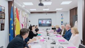 Imagen de la reunión con los diputados y senadores en la jornada de puertas abiertas de Fundación CERMI Mujeres